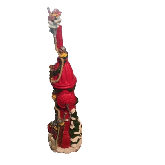 Firemen’s Yule Hydrant Lighted Christmas Table Top Decoration - Picture 9 of 12